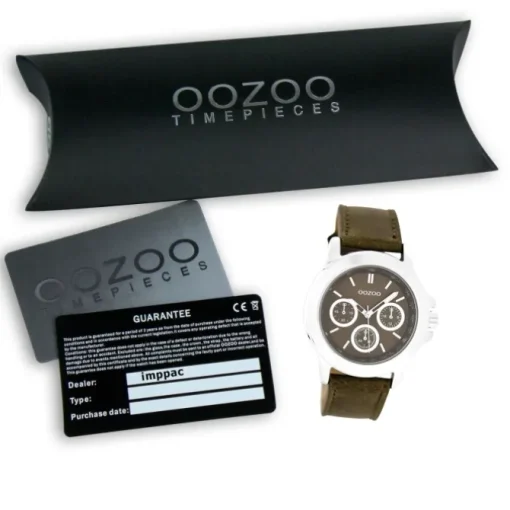 Oozoo Damen Armbanduhr Timepieces Analog Leder braun UOC6187A