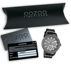 Oozoo Damen Armbanduhr Timepieces Analog Leder schwarz UOC6209A