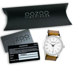 Oozoo Damen Armbanduhr Timepieces Analog Leder braun UOC7036A