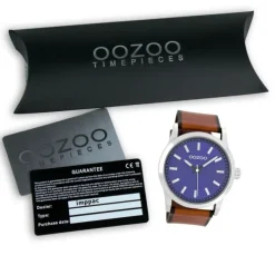 Oozoo Damen Armbanduhr Timepieces Analog Leder braun UOC7037A