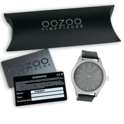 Oozoo Damen Armbanduhr Timepieces Analog Leder dunkelblau UOC7426A
