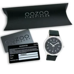 Oozoo Damen Armbanduhr Timepieces Analog Leder dunkelblau UOC7438A