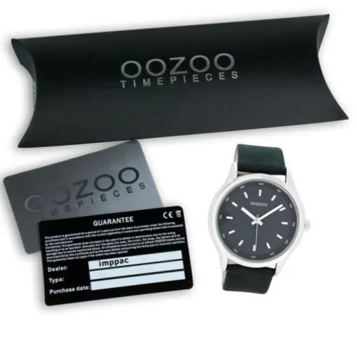 Oozoo Damen Armbanduhr Timepieces Analog Leder dunkelblau UOC7438A