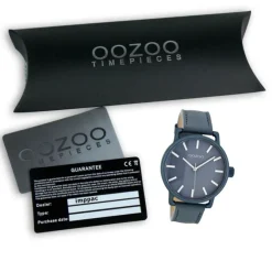 Oozoo Damen Armbanduhr Timepieces Analog Leder blau UOC8313A