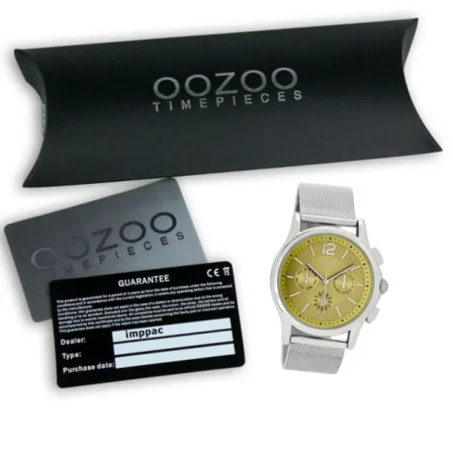 Oozoo Damen Armbanduhr Timepieces Analog Metall silber UOC9105A