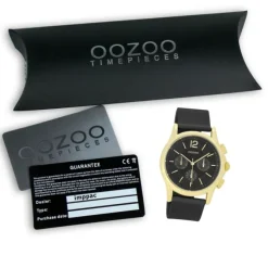 Oozoo Damen Armbanduhr Timepieces Analog Metall schwarz UOC9109A