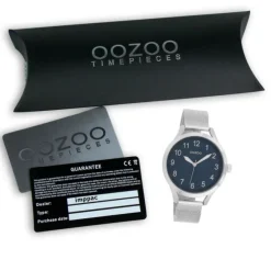 Oozoo Damen Armbanduhr Timepieces Analog Metall silber UOC9118A