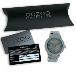 Oozoo Damen Armbanduhr Timepieces Analog Plastik grau UOC3680A