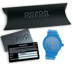 Oozoo Damen Armbanduhr Timepieces Analog Plastik blau UOC3681A