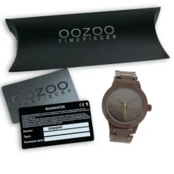 Oozoo Damen Armbanduhr Timepieces Analog Plastik braun UOC3682A
