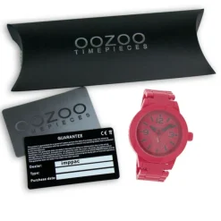 Oozoo Damen Armbanduhr Timepieces Analog Plastik pink UOC4117A