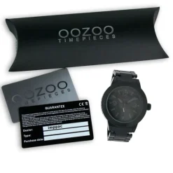 Oozoo Damen Armbanduhr Timepieces Analog Plastik schwarz UOC4119A