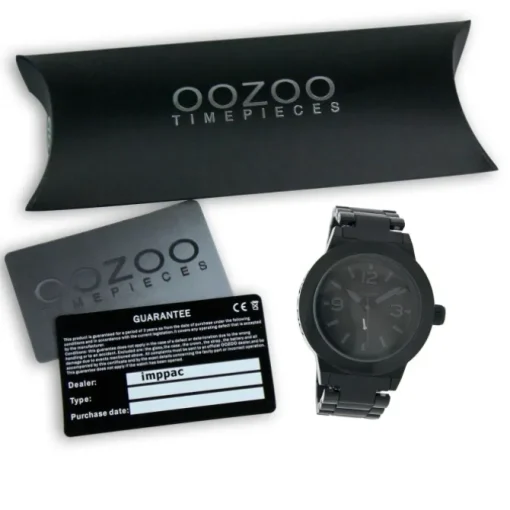 Oozoo Damen Armbanduhr Timepieces Analog Plastik schwarz UOC4119A