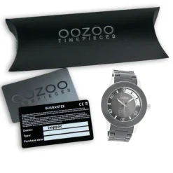 Oozoo Damen Armbanduhr Timepieces Analog Plastik grau UOC4257A