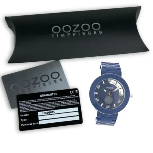 Oozoo Damen Armbanduhr Timepieces Analog Plastik blau UOC4258A