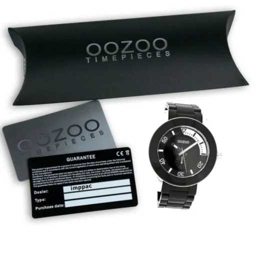 Oozoo Damen Armbanduhr Timepieces Analog Plastik schwarz UOC4259A