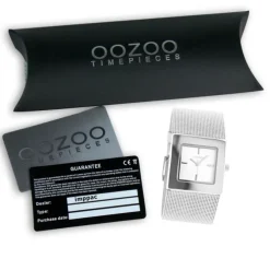 Oozoo Damen Armbanduhr Timepieces Analog Metall silber UOC2000A