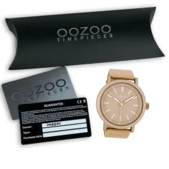 Oozoo Damen Armbanduhr Timepieces Analog Leder rosa UOC8250A