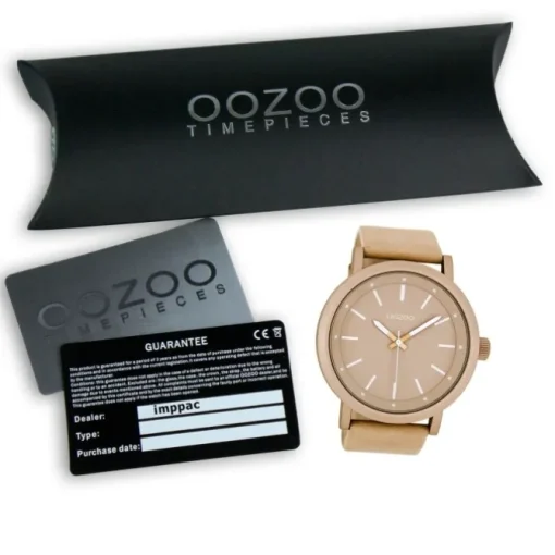 Oozoo Damen Armbanduhr Timepieces Analog Leder rosa UOC8250A