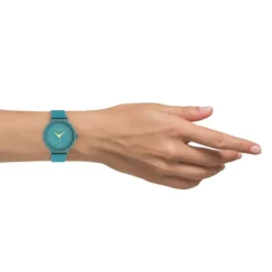 Oozoo Damen Armbanduhr Timepieces C10606 Analog Leder türkis UOC10606