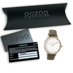 Oozoo Damen Armbanduhr Timepieces Analog Leder braun UOC9509A