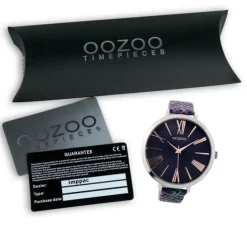 Oozoo Damen Armbanduhr Timepieces Analog Metall blau UOC9215A