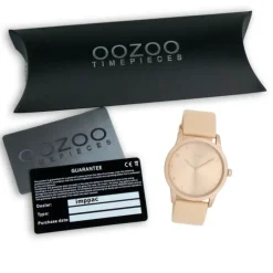 Oozoo Damen Armbanduhr Timepieces Analog Leder beige UOC11078