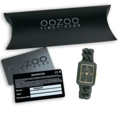 Oozoo Damen Armbanduhr Timepieces Analog Kunststoff dunkelgrün UOC11279