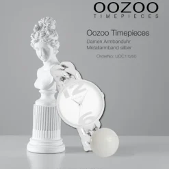 Oozoo Damen Armbanduhr Timepieces Analog Metall silber UOC11260
