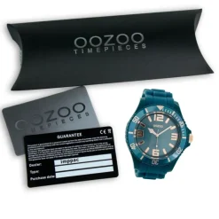 Oozoo Damen Armbanduhr Timepieces Analog Silikon blau türkis UOC5032A