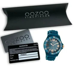 Oozoo Damen Armbanduhr Timepieces Analog Silikon grünblau UOC5052A
