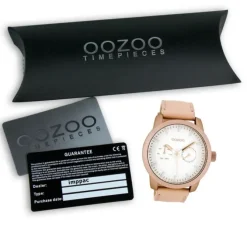 Oozoo Damen Armbanduhr Timepieces Analog Leder rosegold UOC8256A