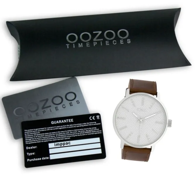 Oozoo Damen Armbanduhr Timepieces Analog Leder braun UOC10035