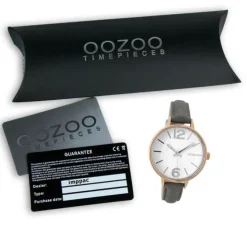 Oozoo Damen Armbanduhr Timepieces 38mm Quarz Leder weiß UOC9483A