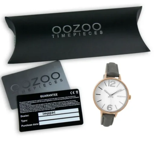 Oozoo Damen Armbanduhr Timepieces 38mm Quarz Leder weiß UOC9483A