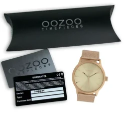 Oozoo Damen Armbanduhr Timepieces Analog Metall rosegold UOC10054