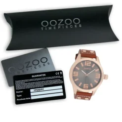 Oozoo Damen Armbanduhr Timepieces Analog Leder braun UOC1106A