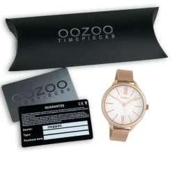 Oozoo Damen Armbanduhr Timepieces Analog Metall rosegold UOC10135
