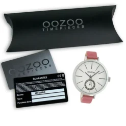 Oozoo Damen Armbanduhr Timepieces Analog Leder rose UOC10464