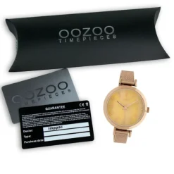 Oozoo Damen Armbanduhr Timepieces Analog Metall rosegold UOC10470