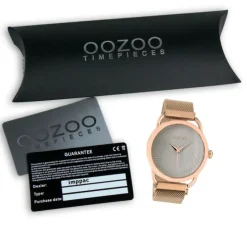 Oozoo Damen Armbanduhr Timepieces Analog Metall rosegold UOC10698