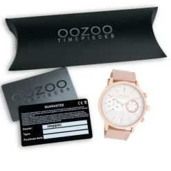 Oozoo Damen Armbanduhr Timepieces Analog Leder rosa UOC9056A