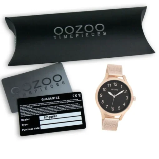 Oozoo Damen Armbanduhr Timepieces Analog Metall rosegold UOC9119A