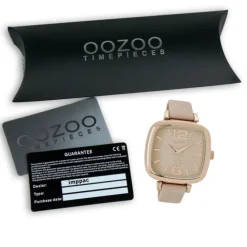 Oozoo Damen Armbanduhr Timepieces Analog Leder rosa UOC9181A