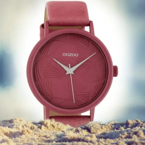 Oozoo Damen Armbanduhr Timepieces C10396 Quarz Leder altrosa UOC10396