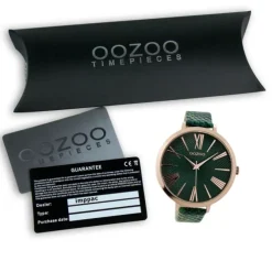 Oozoo Damen Armbanduhr Timepieces Analog Leder grün UOC9216A
