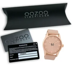 Oozoo Damen Armbanduhr Timepieces Analog Leder rosa UOC9626A