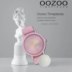 Oozoo Damen Armbanduhr Timepieces C10579 Analog Leder rosa UOC10579