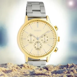 Oozoo Damen Armbanduhr Timepieces C10562 Analog Edelstahl silber UOC10562