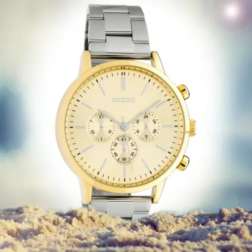 Oozoo Damen Armbanduhr Timepieces C10562 Analog Edelstahl silber UOC10562